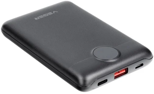 Фото: Батарея універсальна Veger W1140 10000mAh 22.5W Black (6970453554181) № 13 | KTC