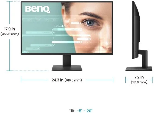 Фото: Монітор BenQ GW2791P Black (9H.LPHLJ.LBE) - 27" IPS / 1920×1080 / 120 Гц № 17 | KTC