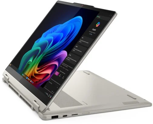 Фото: Ноутбук Lenovo Yoga 7 2-in-1 14ILL10 83JQ00JVRA Seashell - 14" OLED 60 Гц / Intel Core Ultra 5 / 226V / DDR5 16 ГБ / PCI-E SSD 512 ГБ / Intel Arc Graphics 130V № 14 | KTC