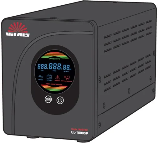 Фото: ДБЖ Vitals UL-1000sp 600W 12V (254552) № 14 | KTC