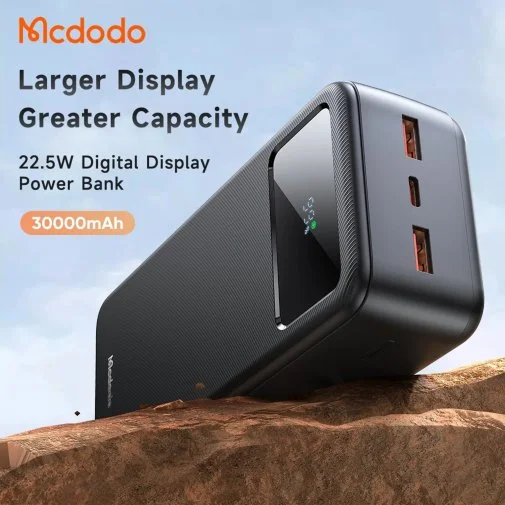 Фото: Батарея універсальна McDoDo MC-4240 30000mAh 22.5W Black № 19 | KTC