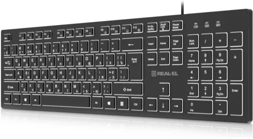 Фото: Клавіатура Real-EL RK-7050 Black (EL123100054) № 14 | KTC
