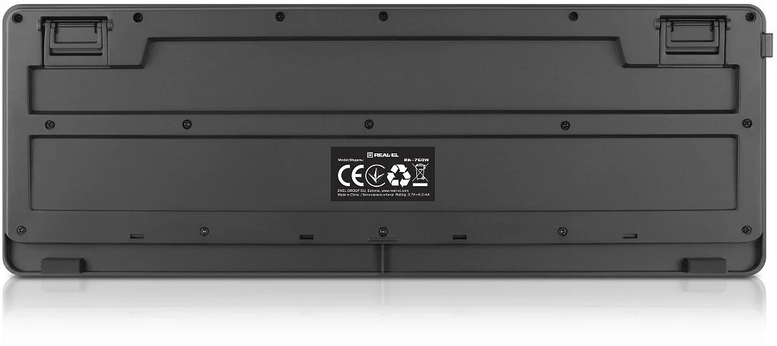 Фото: Клавіатура Real-EL RK-760W Wireless Black (EL123100058) № 16 | KTC