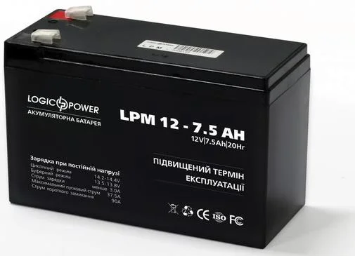 Фото: Батарея для ПБЖ Logicpower LPM 12-7.5AH № 5 | KTC