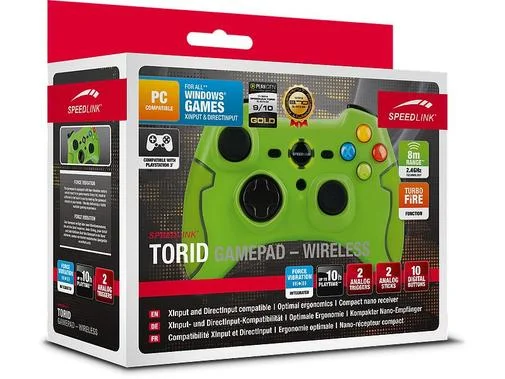 Фото: Геймпад Speedlink Torid Gamepad Wireless зелений № 7 | KTC