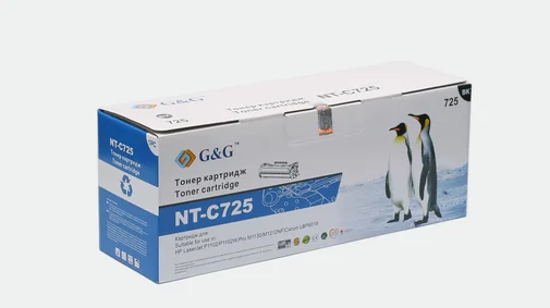 Фото: Сумісний картридж G&G for Canon LBP-6000/6020/MF3010 Black (G&G-725) № 4 | KTC