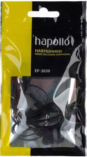 Фото: Навушники HAPOLLO EP-3030 Black № 5 | KTC