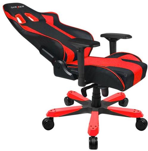 Крісло для геймерів DXRACER KING OH/KS06/NR чорне з червоними вставками