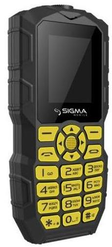 Мобільний телефон SIGMA X-treme IO68 Bobber Black-Yellow