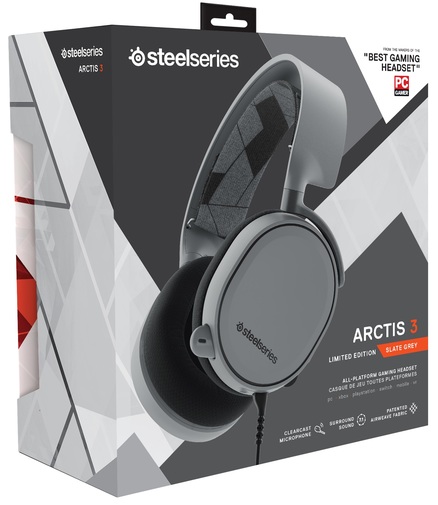 Гарнітура SteelSeries Arctis 3 Grey (61437)
