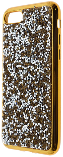 Чохол Rock for iPhone 7/8 - Crystal TPU Case Gold Silver