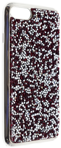  Чохол Rock for iPhone 7/8 - Crystal TPU Case Silver Red