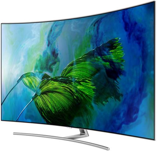 Телевізор QLED SAMSUNG QE75Q8CAMUXUA (Curved, Smart TV, Wi-Fi, 3840x2160)