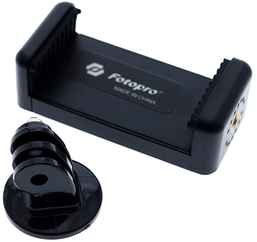 Селфі монопод для смартфону FotoPro UF02 (tripod), смартфон/GoPro адаптер, Чорний з Червоним
