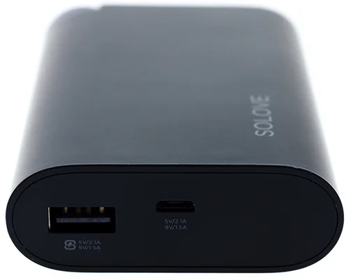 Фото: Батарея універсальна Solove Air M20000 Power Bank Quick Charge 3.0 10000mAh Black № 6 | KTC