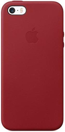 Чохол Apple for iPhone SE - Leather Case PRODUCT RED (MR622ZM/A)