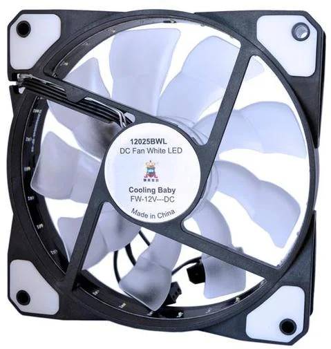 Фото: Кулер Cooling Baby 12025BWL Black/White № 5 | KTC