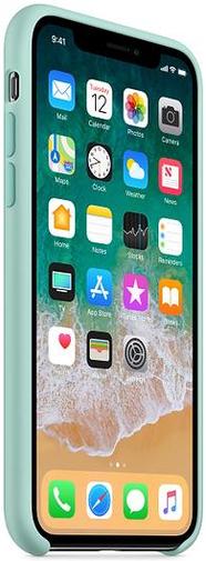 for iPhone X Silicone Case - Marine Green