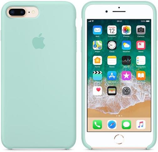 for iPhone 7 Plus/8 Plus Silicone Case - Marine Green