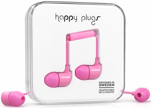 Гарнітура Happy Plugs Headphones In-Ear Pink (7717)