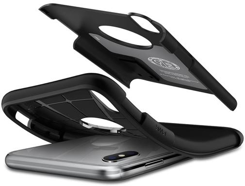Чохол Spigen for iPhone XS - Slim Armor Black (063CS25136)