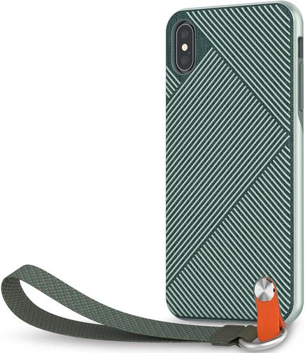 for Apple iPhone Xs Max - Altra Slim Hardshell Case With Strap Green