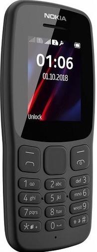 Мобільний телефон Nokia 106 2018 Dark Grey (16nebd01a02)