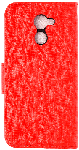 for Huawei Y7 2017 - Book Cover Red