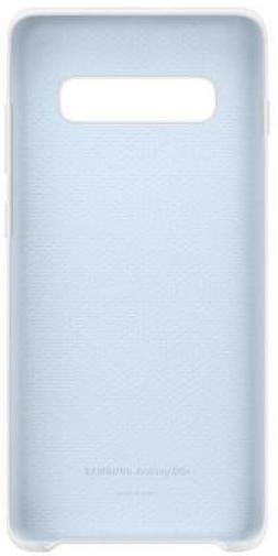 Чохол Samsung for Galaxy S10 Plus G975 - Silicone Cover White (EF-PG975TWEGRU)