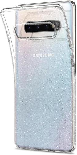Чохол-накладка Spigen для Samsung Galaxy S10 - Case Liquid Crystal Glitter Quartz