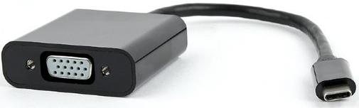 Перехідник Cablexpert USB Type-C / VGA Black (AB-CM-VGAF-01)