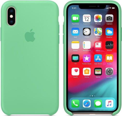 Чохол HCopy for iPhone Xs Max - Silicone Case Spermint (ASCXSMSM)
