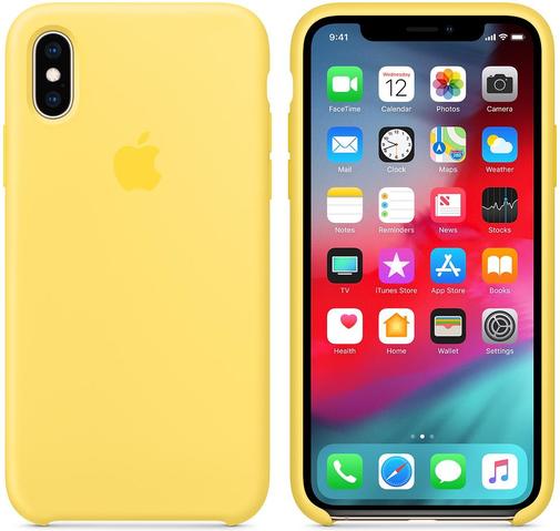Чохол HiC for iPhone Xs - Silicone Case Canary Yellow (ASCXSCNRF)