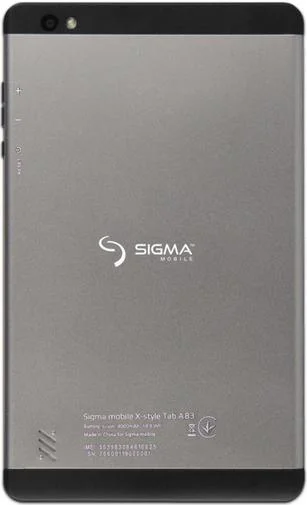 Фото: Планшет SIGMA Sigma X-Style A83 Black/Grey № 6 | KTC