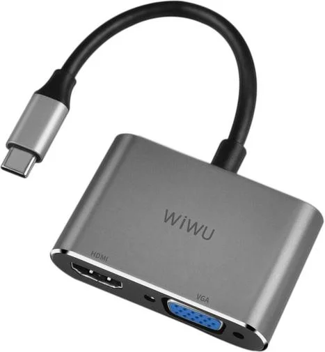 Фото: Адаптер WIWU Apollo USB-C Hub A20VH Lite Grey № 4 | KTC