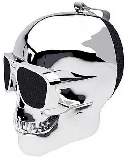 Фото: Портативна колонка Jarre Technologies AeroSkull Nano Bluetooth Chrome Silver (ML80110) № 6 | KTC