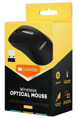 Фото: Миша Canyon CNE-CMSW2 Wireless Black № 5 | KTC