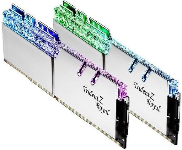 Оперативна пам’ять G.SKILL Trident Z Royal Silver DDR4 2x16GB F4-3200C16D-32GTRS