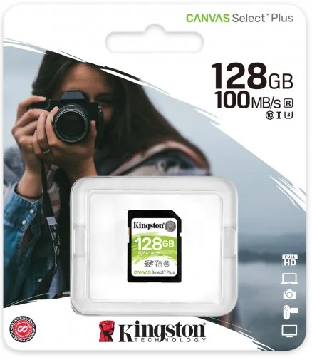 Фото: FLASH пам'ять Kingston Canvas Select Plus SDXC 128GB (SDS2/128GB) № 5 | KTC