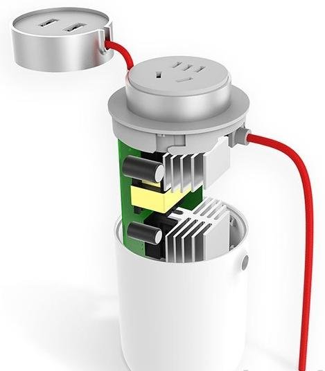 Автомобільний інвертор Mijia Car Inverter White CZNBQ-1QM