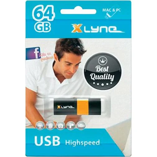 Фото: Флешка USB Xlyne WAVE 64ГБ (7164000) чорна № 5 | KTC