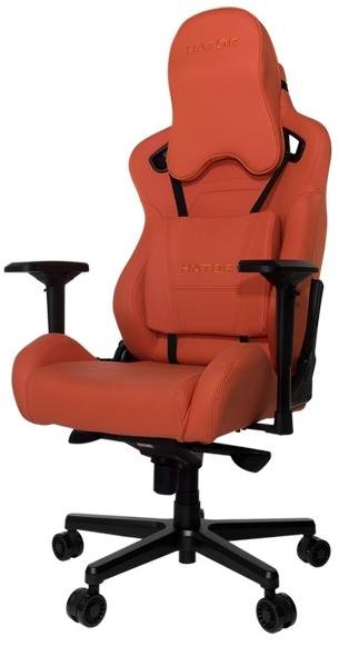 Крісло ігрове Hator Arc, PU шкіра, Al основа, Citrus Orange