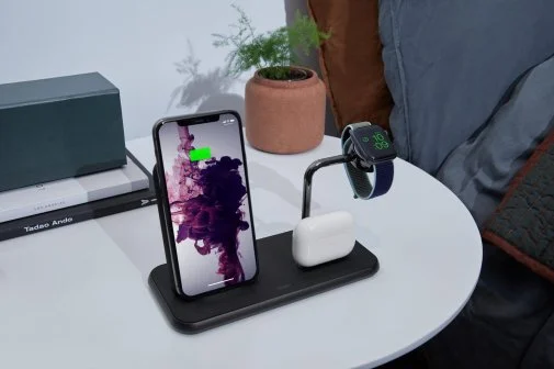 Фото: Док-станція Zens Stand Dock Watch Aluminium Wireless Charger 10W Black (ZEDC07B/00) № 11 | KTC