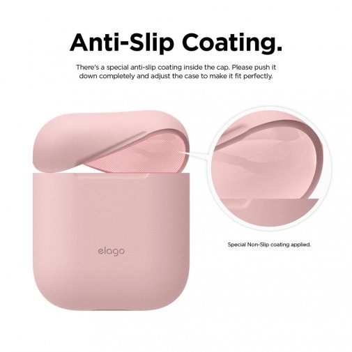 Чохол Elago for Airpods - Skinny Case Lovely Pink (EAPSK-BA-LPK)