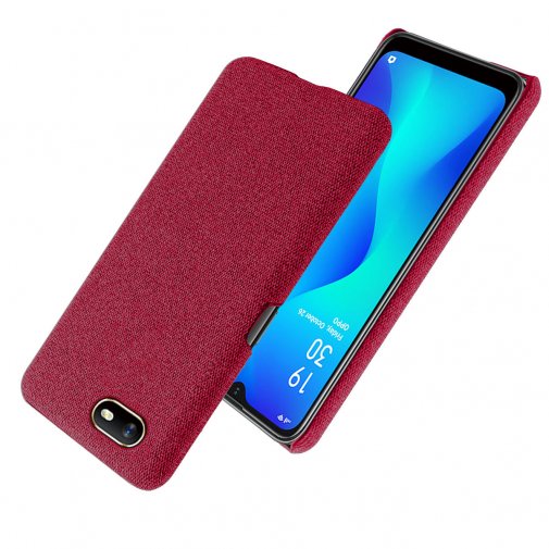 Чохол for Realme C2 - Textile cover Red (661897)