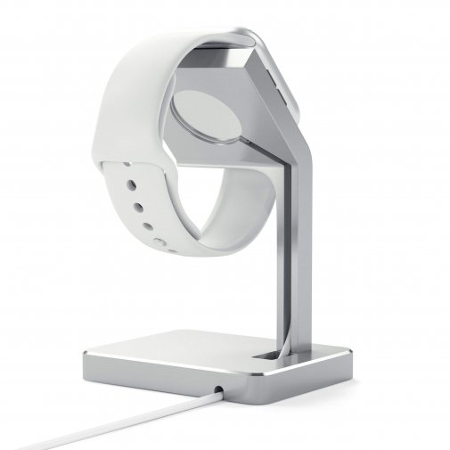 Док-станція Satechi Aluminum Apple Watch Stand charges Silver (ST-AWSS)