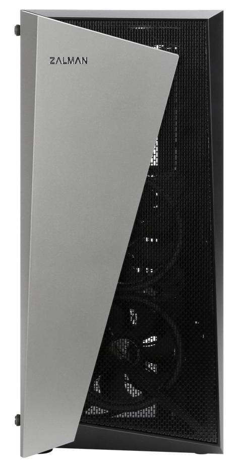 ATX, Zalman S4 Plus, NoPSU, Fan 3x12cm, 2xUSB2.0, 1xUSB3.0, Black, прозора бокова стінка