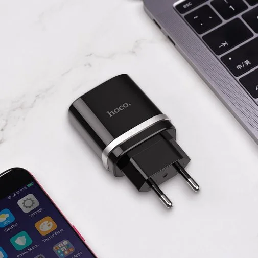 Фото: Зарядний пристрій Hoco C12Q Smart Black № 8 | KTC
