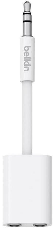 Розгалужувач Belkin Jack 3.5mm / 2xJack 3.5mm White (AV10157DSAPL)