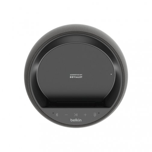 Smart колонка Belkin ELITE Hi-Fi Smart Speaker with Wireless Charger Black (G1S0001VF-BLK)